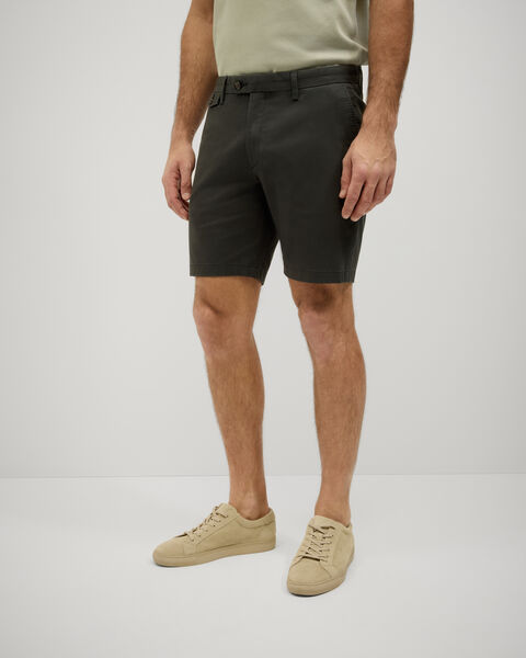 Slim Stretch Cotton Stretch Chino Short, Khaki, hi-res